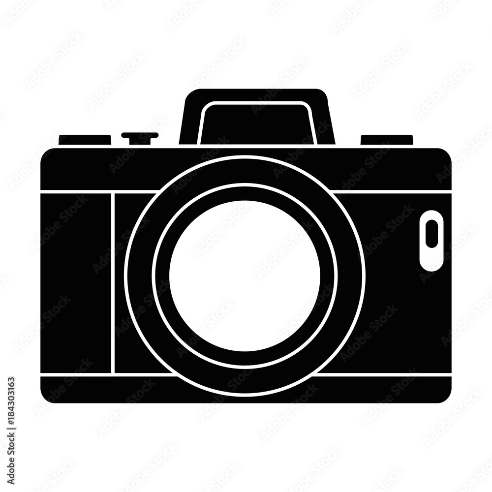 camera photographic isolated icon camera photographic isolated icon
