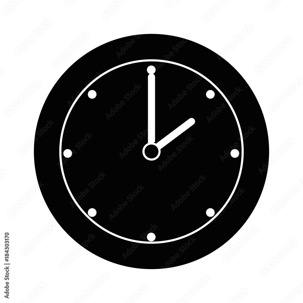 time clock isolated icon time clock isolated icon