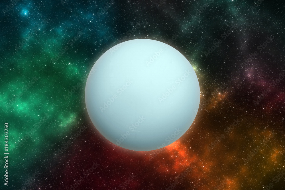 Uranus planet in outer space. Elements of this image furnished by NASA Uranus planet in outer space. Elements of this image furnished by NASA