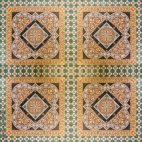 Glasgow Cathedral Floor Tiles