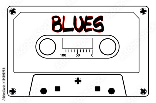 Blues Music Tape Cassette