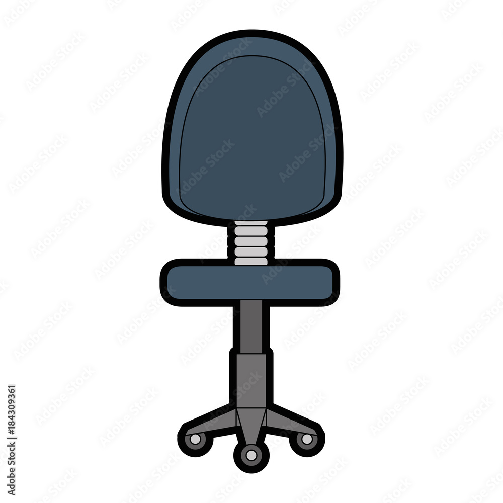 office chair isolated icon