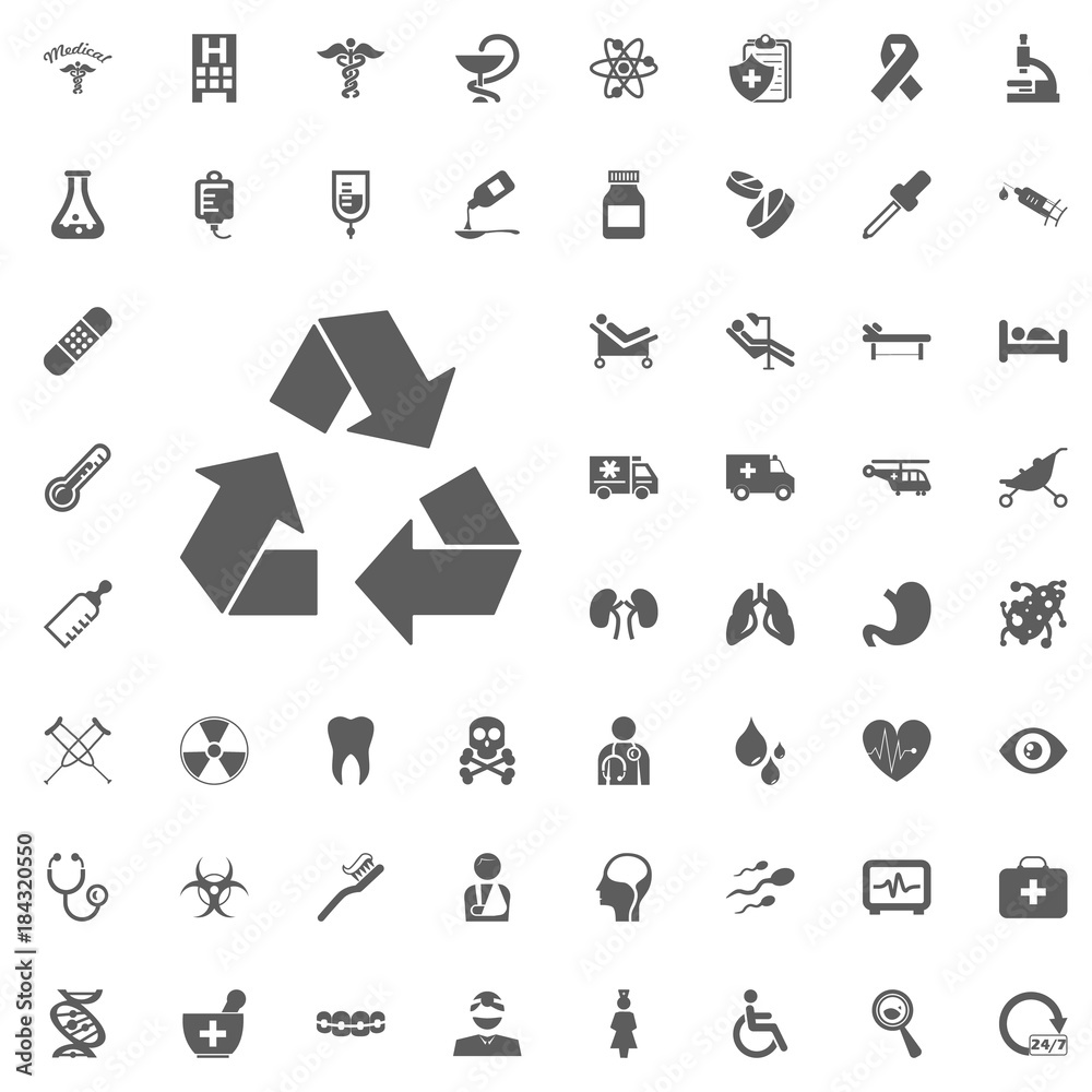 Medical and Hospital Icon vector Set Medical and Hospital Icon vector Set