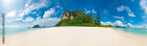 horizontal panoramic view Island in Thailand