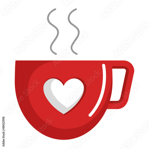 coffee cup with heart