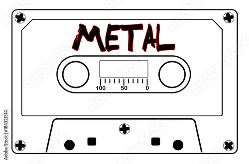 Metal Music Tape Cassette