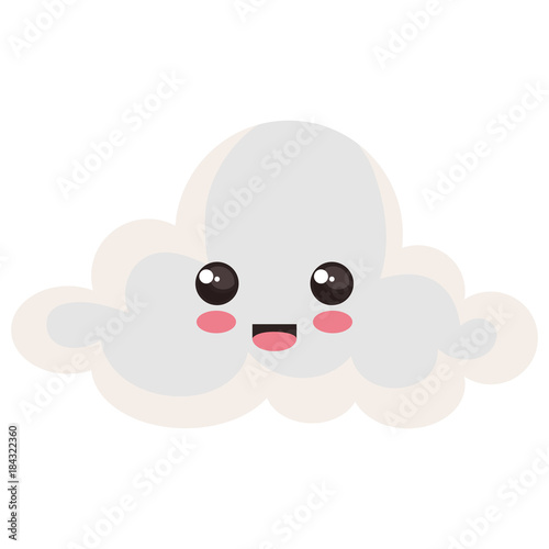 cloud sky kawaii character