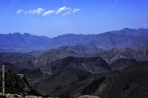 Mountains of the Jebel Akhdar, in the Sultanate of Oman