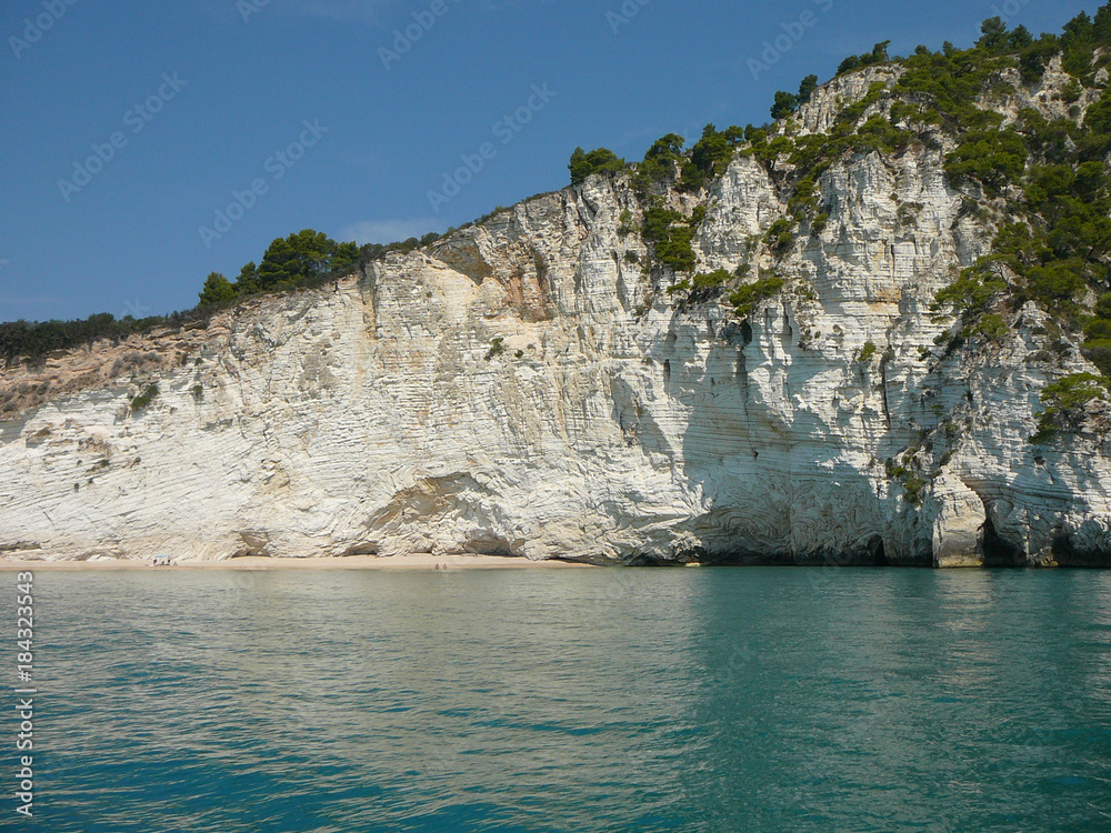 Cliffs in Pugnochiuso