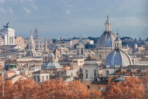 Rome autumn panorama