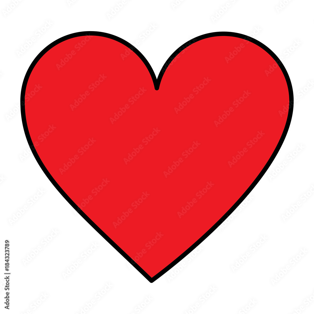 video game heart life icon vector illustration