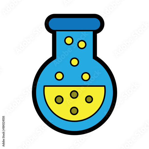 video game flask potion elixir power vector illustration