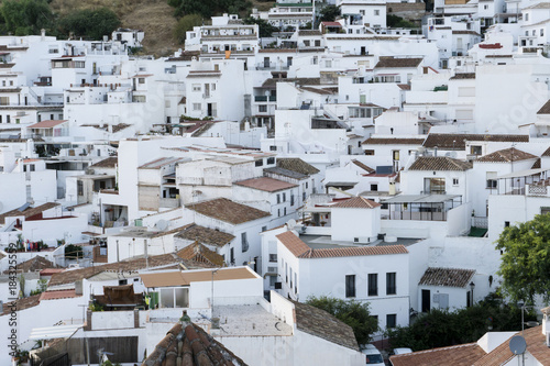 Typical white town in Andalusia. Mijas. Costa del Sol. © Jacek Jacobi