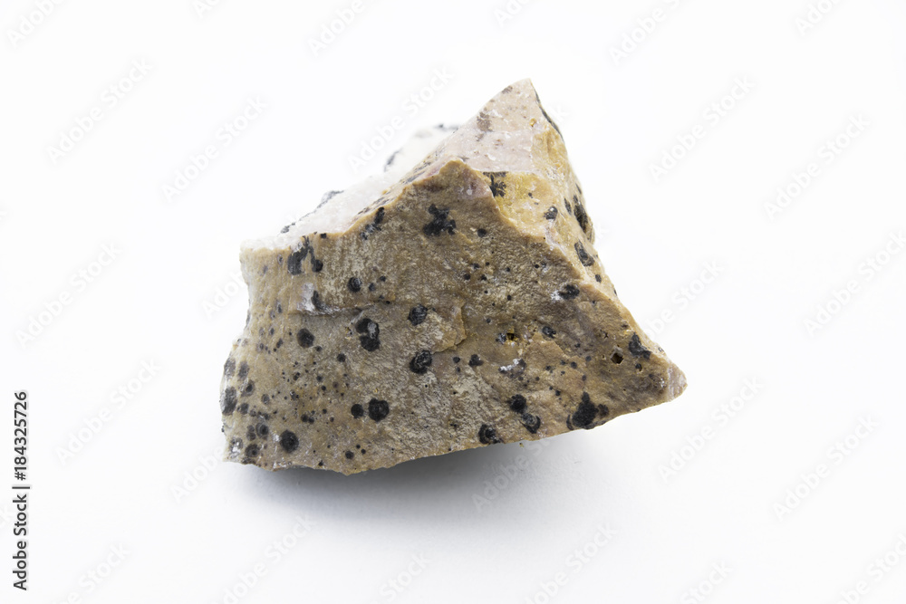 cerussite mineral isolated over white cerussite mineral isolated over white