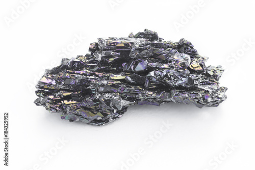 Tableau sur toile silicone carbide mineral isolated over white