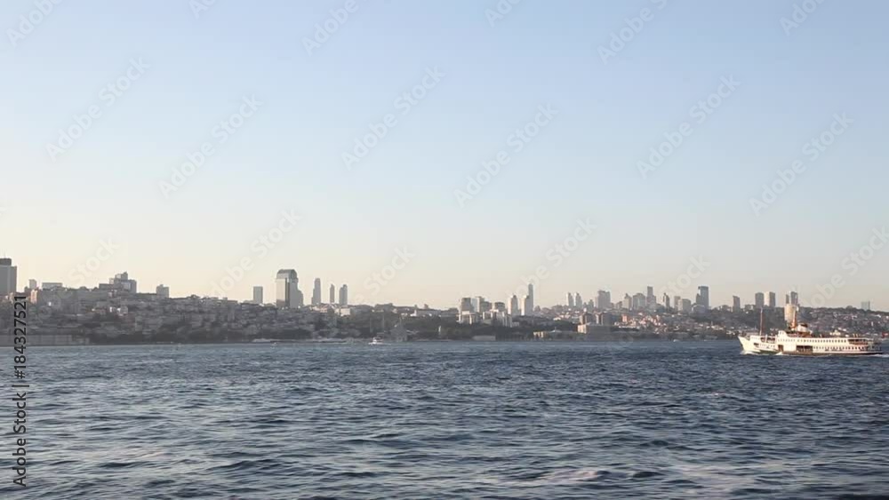 Asia and Europe city Istanbul beautiful shadow Asia and Europe city Istanbul beautiful shadow