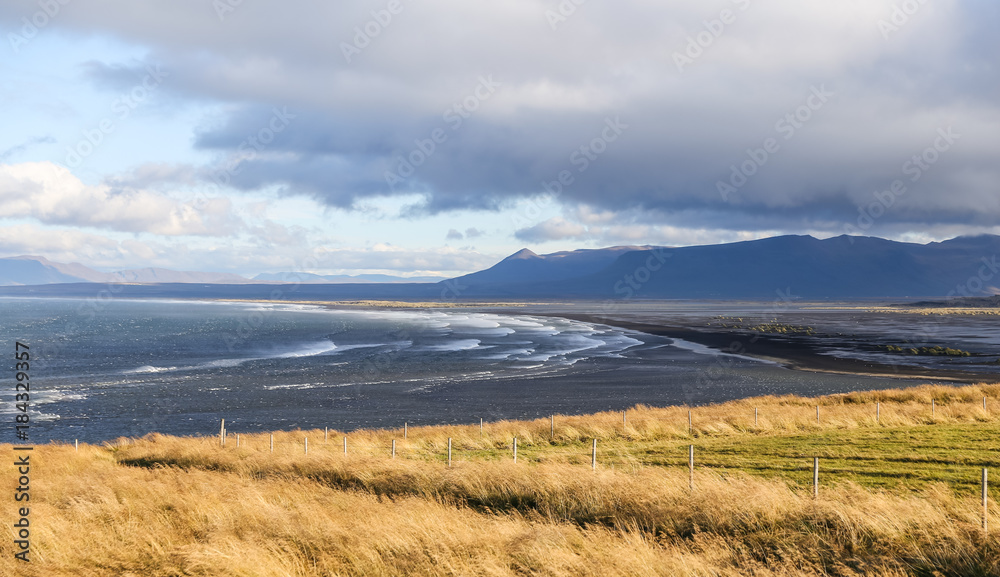 Black Sand Beach in Iceland