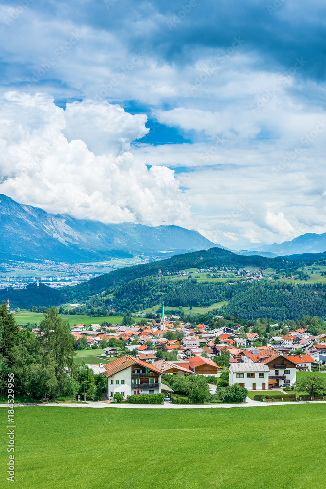 Mutters village near Innsbruck, Austria
