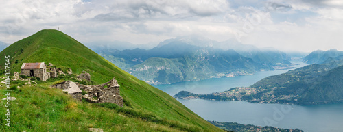 Panoramic view of Lake Como