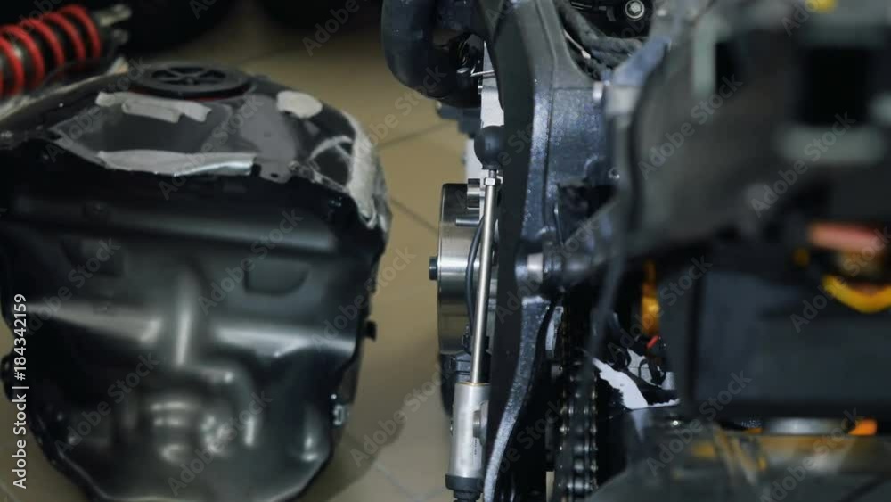 Motorcycle in details Motorcycle in details