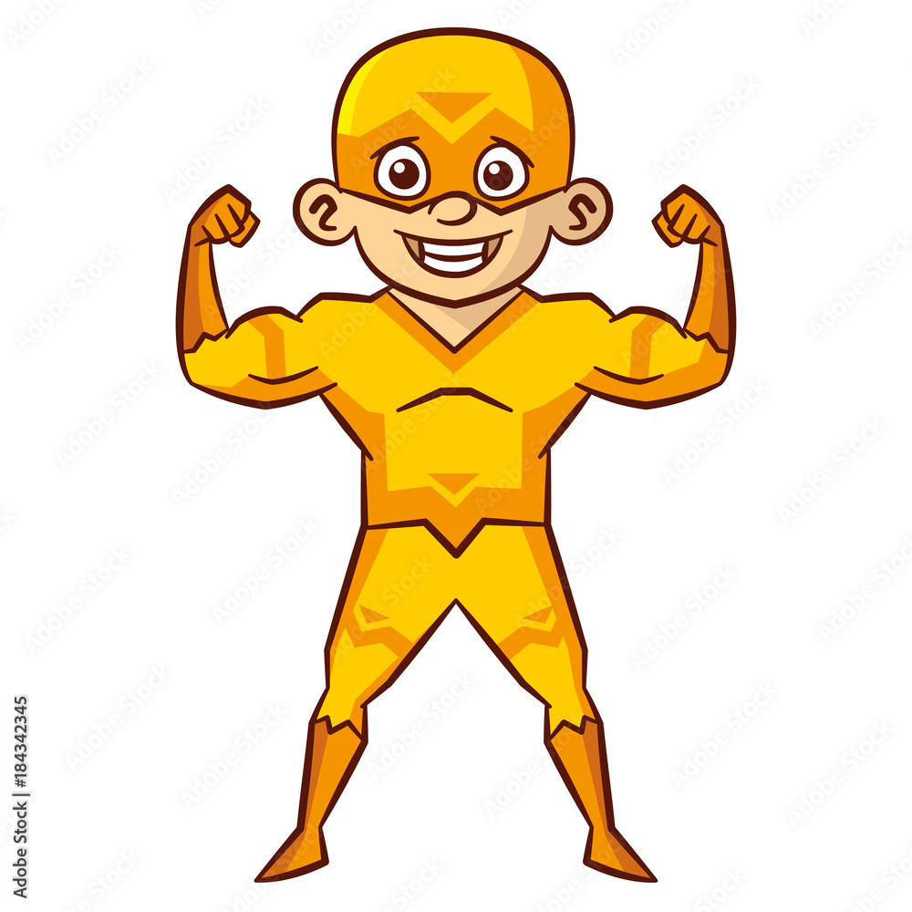 Superhero boy Cartoon character Superhero boy Cartoon character