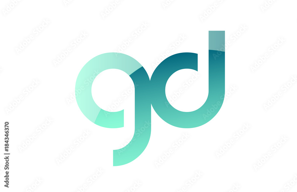 green gradient pastel modern gd g d alphabet letter logo combination icon design green gradient pastel modern gd g d alphabet letter logo combination icon design