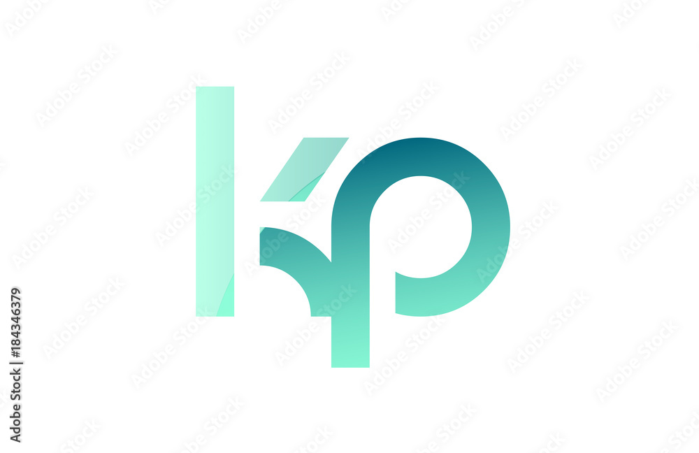 green gradient pastel modern kp k p alphabet letter logo combination icon design green gradient pastel modern kp k p alphabet letter logo combination icon design