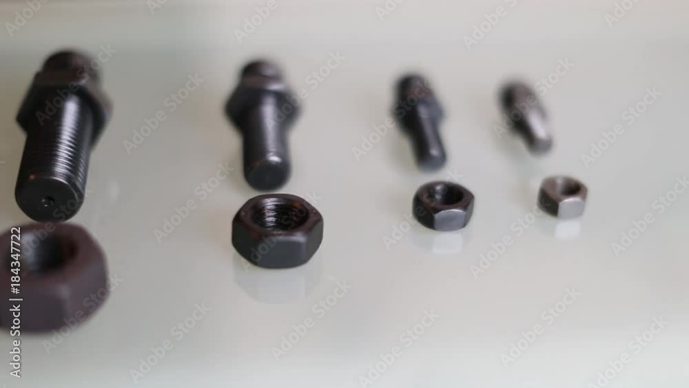Some Floating Joint, male thread, bolts and nuts, special tools for factory and industry. Some Floating Joint, male thread, bolts and nuts, special tools for factory and industry.