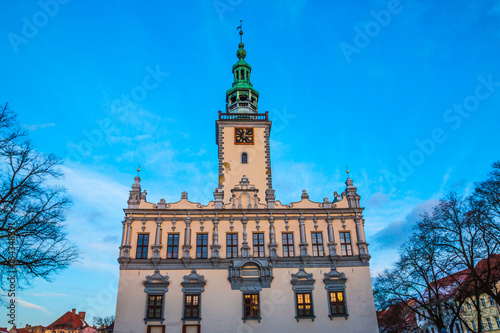 Main city square - Town Hall in Chelmno, Poland. 