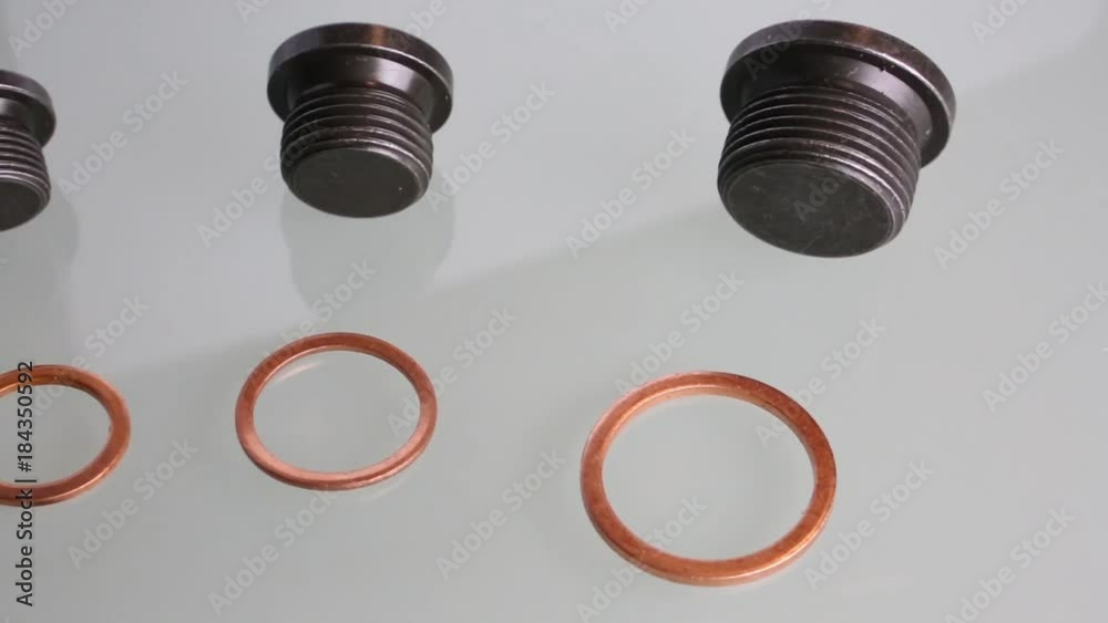 Caps and washes for hight pressure oil clousure and bolts Caps and washes for hight pressure oil clousure and bolts