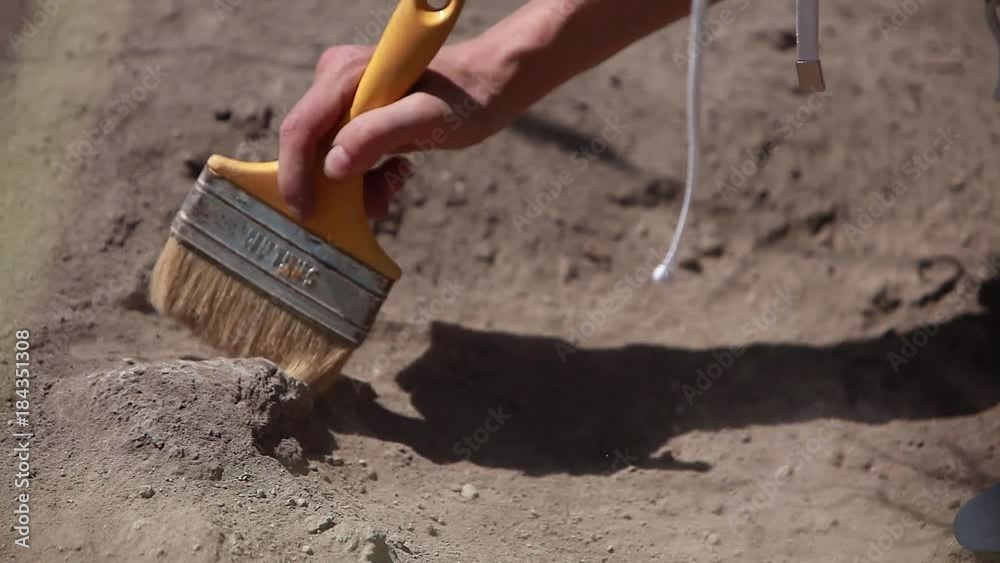 Archaeologist, excavations in middle east, archaeological dig