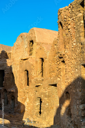 Ksar Meguebla, a fortified village in Tataouine, Southern Tunisia photo