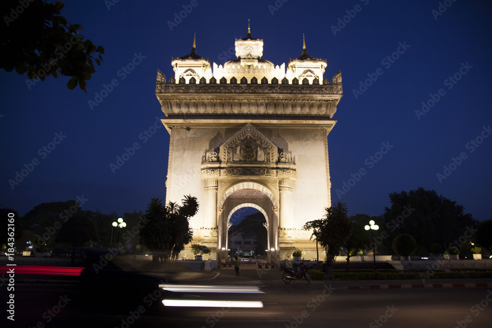 Fototapeta premium Monument in Vientiane