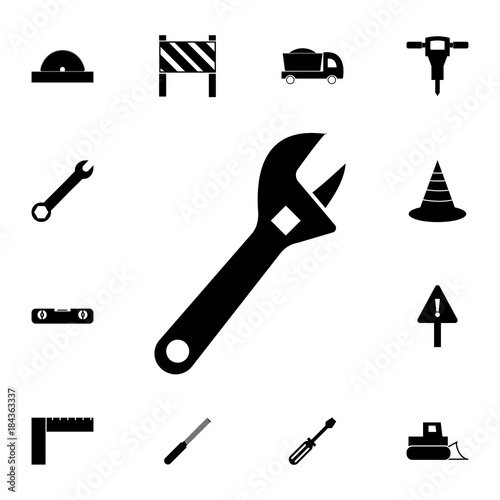 pipe wrench icon. Set of construction tools icons. Web Icons Premium quality graphic design. Signs, outline symbols collection, simple icons for websites, web design, mobile app
