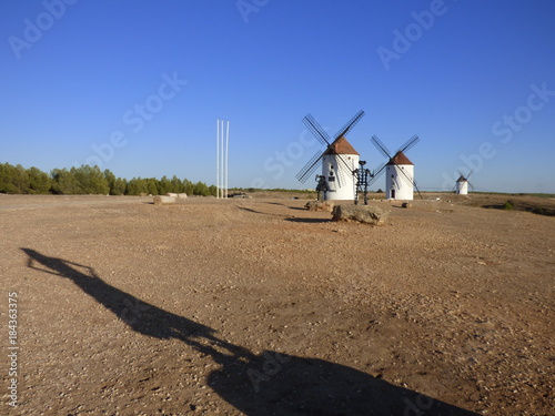 Don Quijote de Cervantes. Mota del Cuervo, Cuenca, en la comunidad autónoma de CastillaLa Mancha photo
