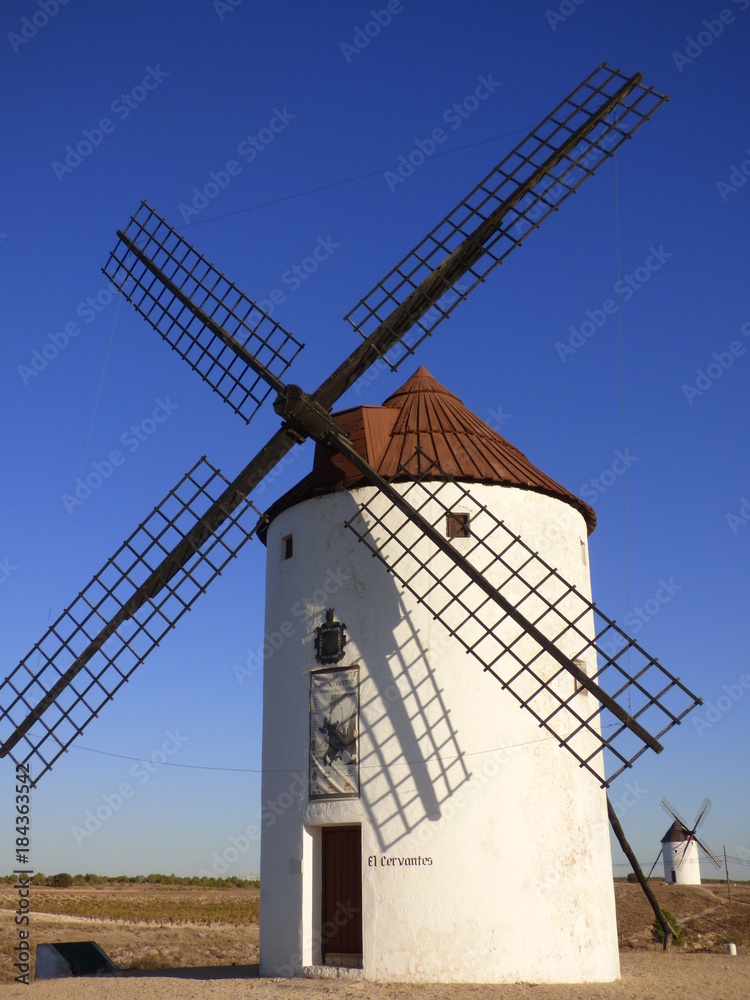 Don Quijote de Cervantes. Mota del Cuervo, Cuenca, en la comunidad autónoma de CastillaLa Mancha