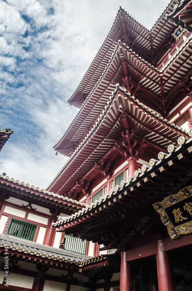 The Buddha Tooth Relic Temple is a Buddhist temple located in the Chinatown district of Singapore. The Buddha Tooth Relic Temple is a Buddhist temple located in the Chinatown district of Singapore.
