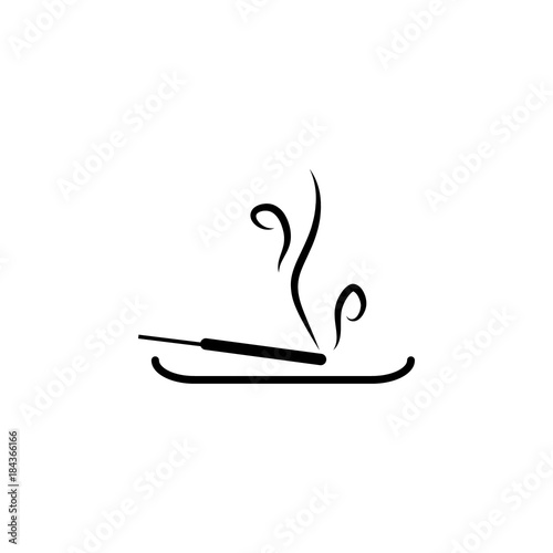aroma stick icon. Spa icon. Element relaxation and rest icon. Premium quality graphic design. Signs, outline symbols collection icon for websites, web design, mobile app