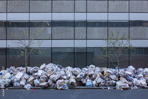 Photography Garbage in the city