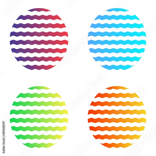Abstract elements for logo design