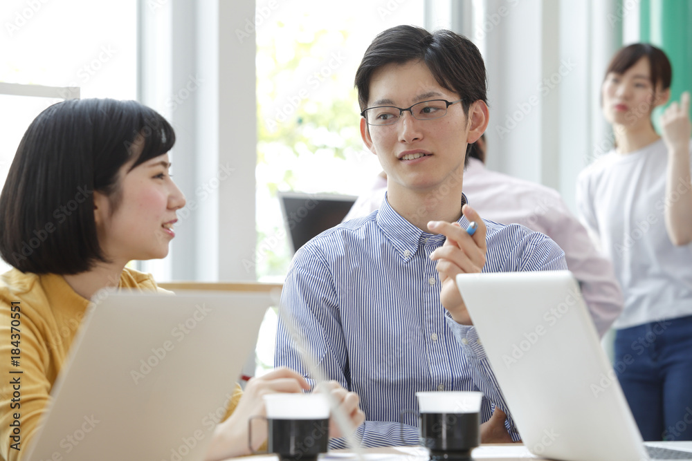 Obraz premium ミーティング