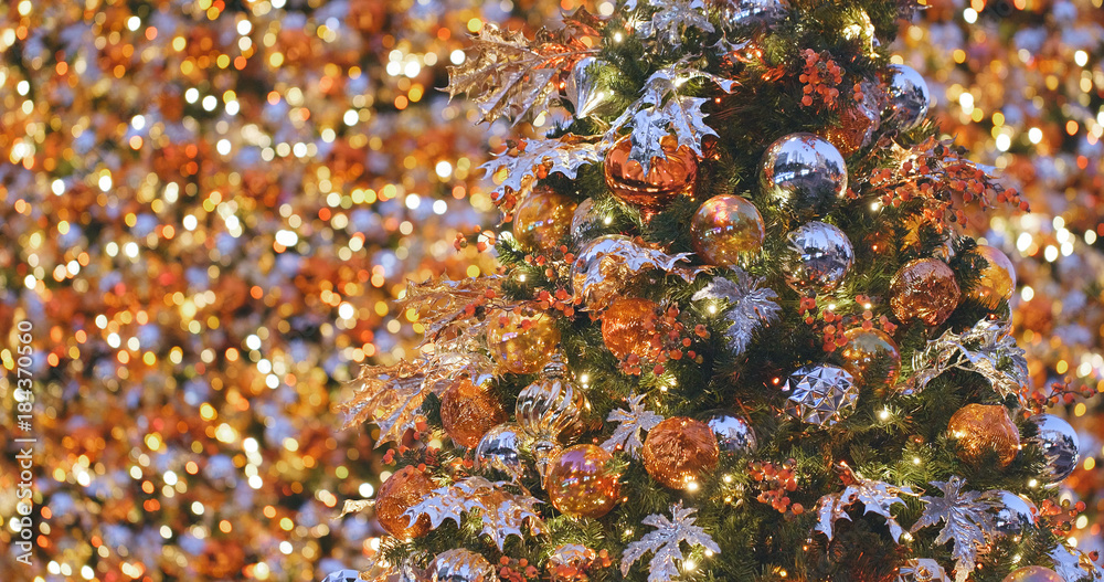 Fototapeta premium Decoration on a christmas tree