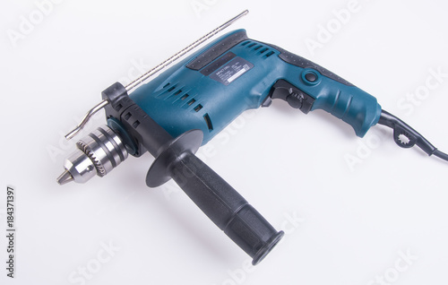power drill. power drill on the background