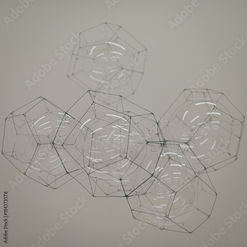 Floating Bubbles, Abstract Art photo