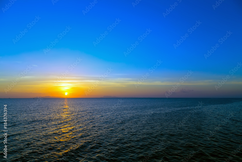 Fototapeta premium sun and sea Abstract natural backgrounds.