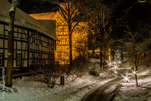Park bei Nacht