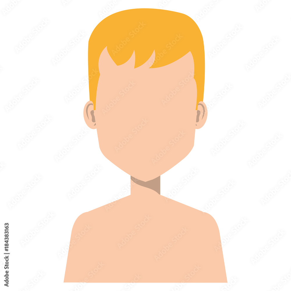 young man shirtless avatar character young man shirtless avatar character