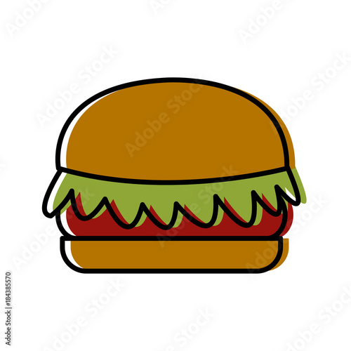 Hamburger fast food