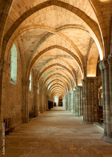 Interior of Basilique Saint-Remi in Reims France