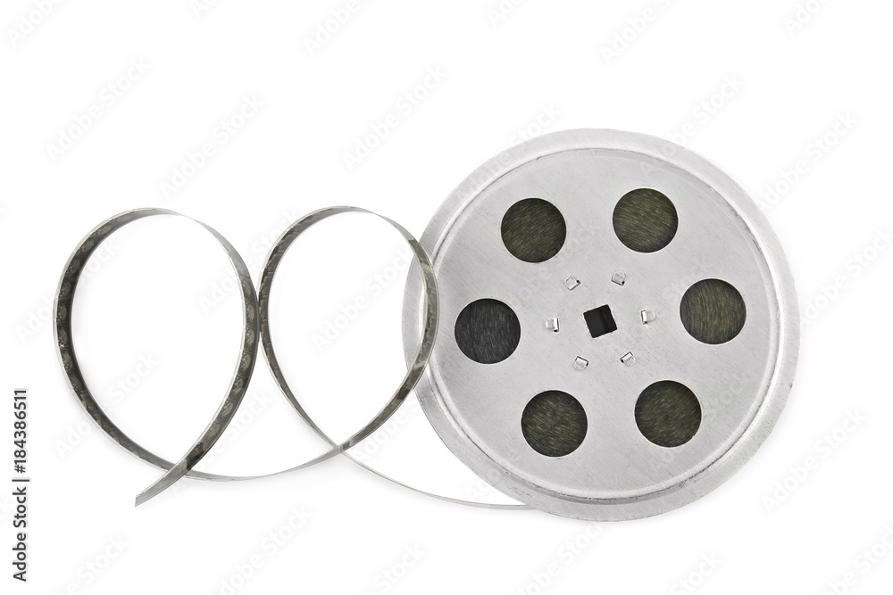 film strip isolated on white background film strip isolated on white background